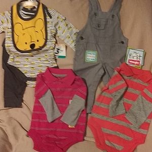 Disney & Geranimal 6 piece bundle. SZ: 3-6 mo